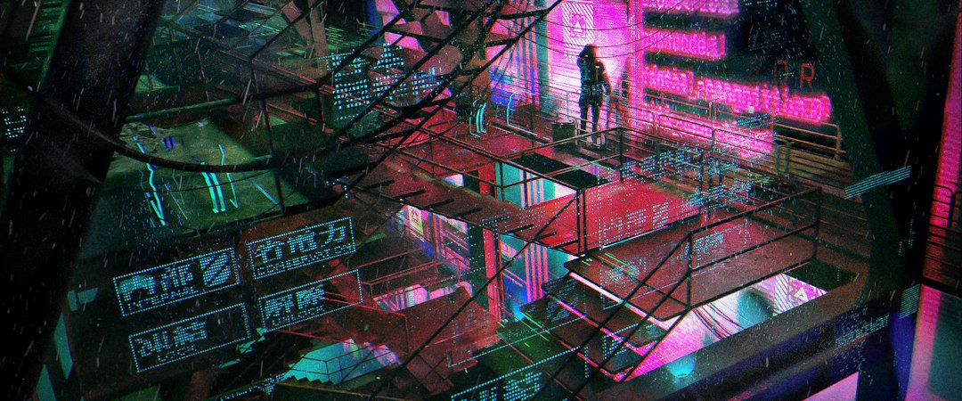 Cyber Neon 4K Wallpaper